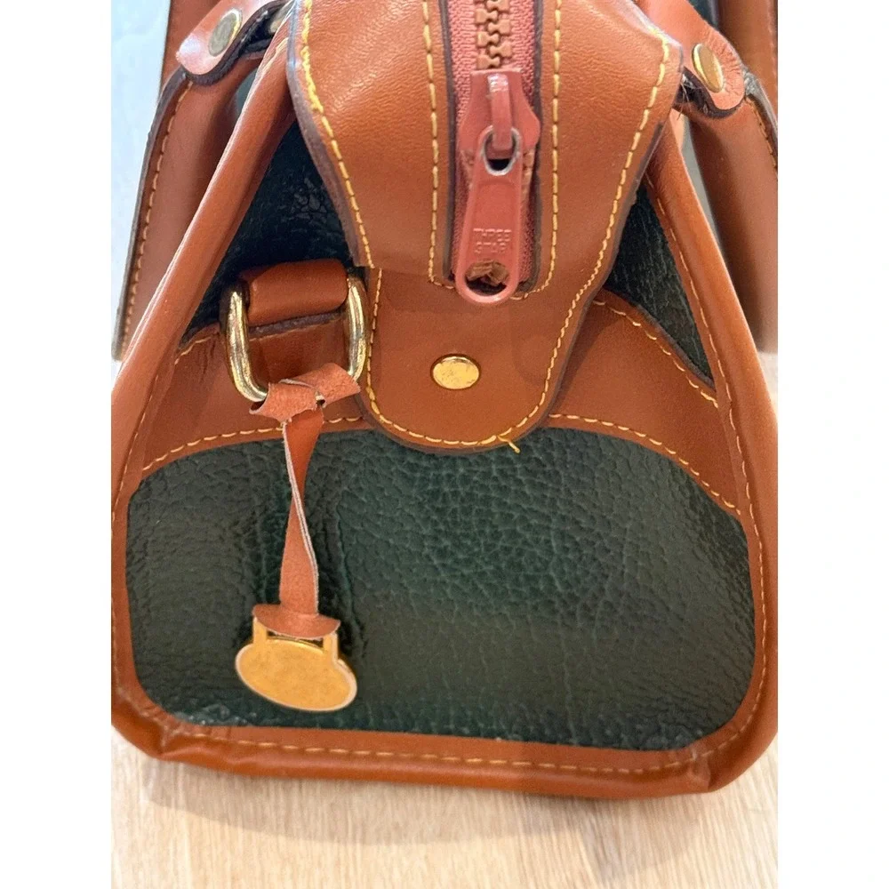 Vintage Dooney & Bourke All Weather Leather Satchel Bag